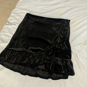 Black pencil skirt